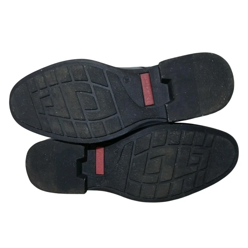Dexter Comfort Mens Black Cap‎ Toe Memory Foam Lace Up Oxford Dress Shoes